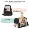 Airline-Approved Soft-Sided Pet Travel Carrier with Tropical Floral Print view 3