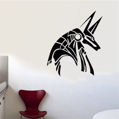 Zdklfm69 Wall Sticker, Ancient Egyptian God Design, Vinyl, 76 x 90 cm