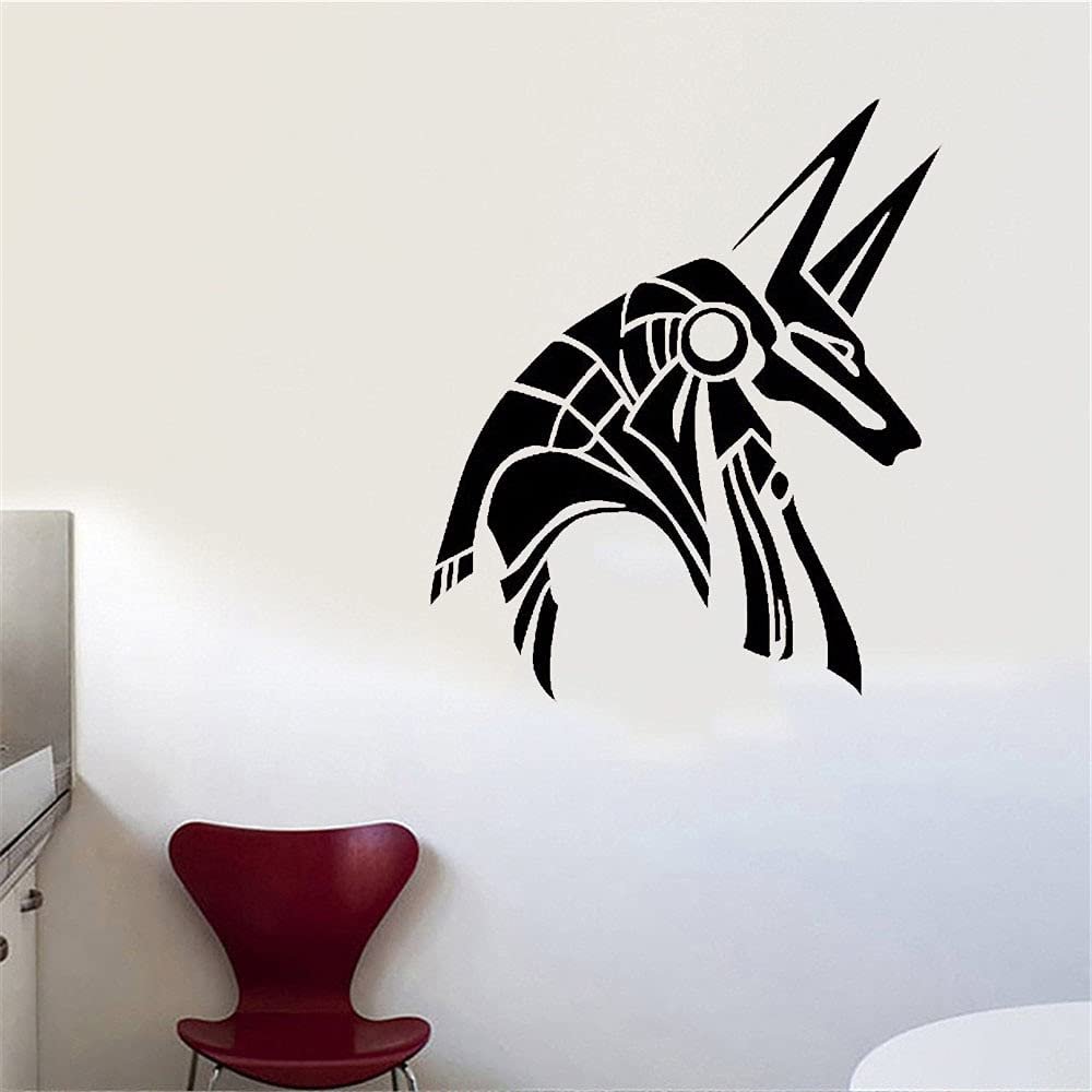Zdklfm69 Wall Sticker, Ancient Egyptian God Design, Vinyl, 76 x 90 cm