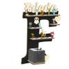Holzura Toniebox Shelf with Personalized Name and Wooden Symbols (Letter F) view 1