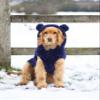 Rosewood Cupid and Comet Hoodie for Dogs and Cats, Super Soft, Small, Navy Blue view 4