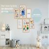 Papierschmiede Kids Mood Poster Set, Colorful Animal World, Framed Prints in Natural Wood Frames, 2 DIN A4 + 4 DIN A5 view 3
