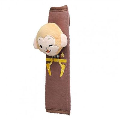 LLDDSS Removable Seat Belt Cover, Soft Universal Seat Belt Pad for Children, Car Interior Accessory (Color: Monkey)
