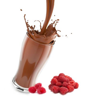 Cinesso Raspberry-Flavored Cocoa Drinking Chocolate Powder, 1000 g