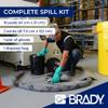 Brady Economical Anti-Pollution Maintenance Kit, 1.8 kg, Yellow view 4