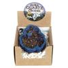 ANCLLO Natural Stone Agate Slice Quartz Electroplated Cluster Crystal Points DIY Gifts (Blue) view 1
