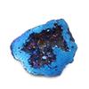 ANCLLO Natural Stone Agate Slice Quartz Electroplated Cluster Crystal Points DIY Gifts (Blue) view 3