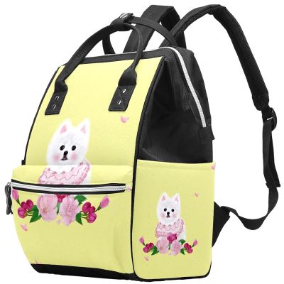 Large-Capacity Multifunctional Waterproof Diaper Bag Backpack for Moms and Dads, Cartoon Cat, Color 3, One Size