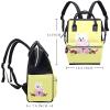 Large-Capacity Multifunctional Waterproof Diaper Bag Backpack for Moms and Dads, Cartoon Cat, Color 3, One Size view 2
