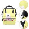 Large-Capacity Multifunctional Waterproof Diaper Bag Backpack for Moms and Dads, Cartoon Cat, Color 3, One Size view 3
