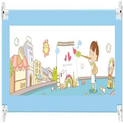 Baby Bed Rail, Extra-Large Height-Adjustable Safety Guard, Blue, 1.2 m