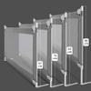 Sywlwxkq Toddler Bed Rail with Storage Pocket, Vertical Lift view 3