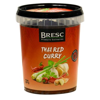 Bresc Thai Red Curry Spice Mix - 5 x 450 g - Authentic Thai Spice Blend, Medium-Hot to Hot, Vegan