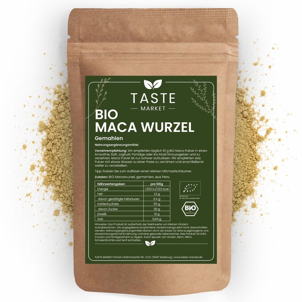 1 kg Organic Maca Powder from Peru | 100% Pure | No Additives