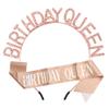 AOPRIE Birthday Crown Headband for Women and Girls, Metal view 1