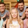 AOPRIE Birthday Crown Headband for Women and Girls, Metal view 2
