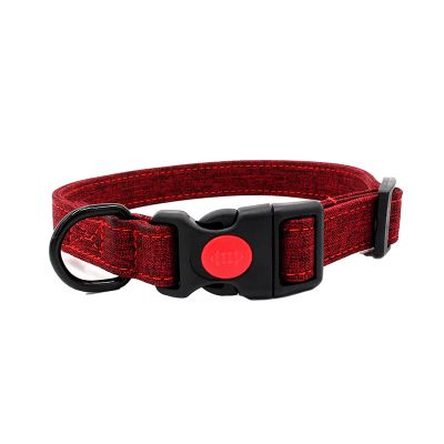 MARMODAY Dog Collar, Linen and Metal, for Newborn Puppies