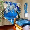 NBVGHJ Personalized Peacock Blackout Curtain for Living Room or Bedroom, Printed, W 220 x H 230 cm view 1