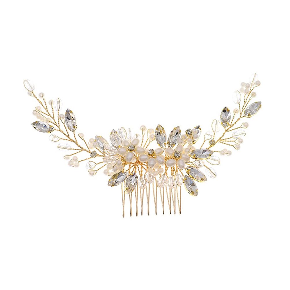 Pearl Bridal Hair Comb for Weddings
