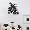 Zdklfm69 Barbell Gym Fitness Wall Decal, 76 x 86 cm view 1
