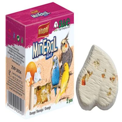 Vitapol Infused Mineral Block, Orange