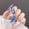 YZDKJ 3-Piece 3D Flying Butterfly Nail Art Decorations, Alloy Crystal Nail Jewelry (Color: 1723) view 4