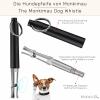 MONKIMAU Dog Whistle - Adjustable High-Frequency Silent Recall (Red) view 2