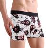 hengpai Doodle Dogs Group Species Print Men's Boxer Briefs, Pink, Large view 4