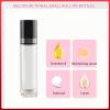 TIANZD 6-Pack Empty 10 mL Clear Glass Roller Bottles with Black Aluminum Screw Caps view 3