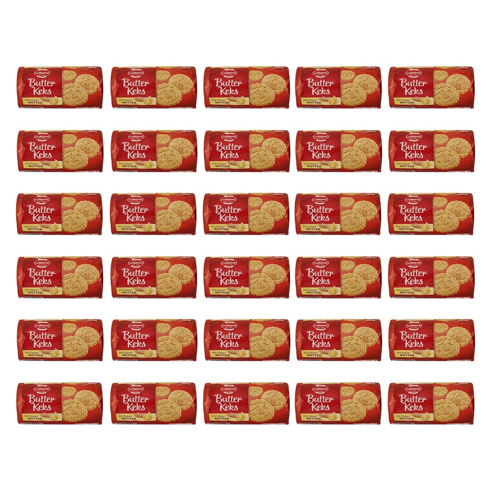 30-Pack Wikana Butter Cookies, 30 x 125 g
