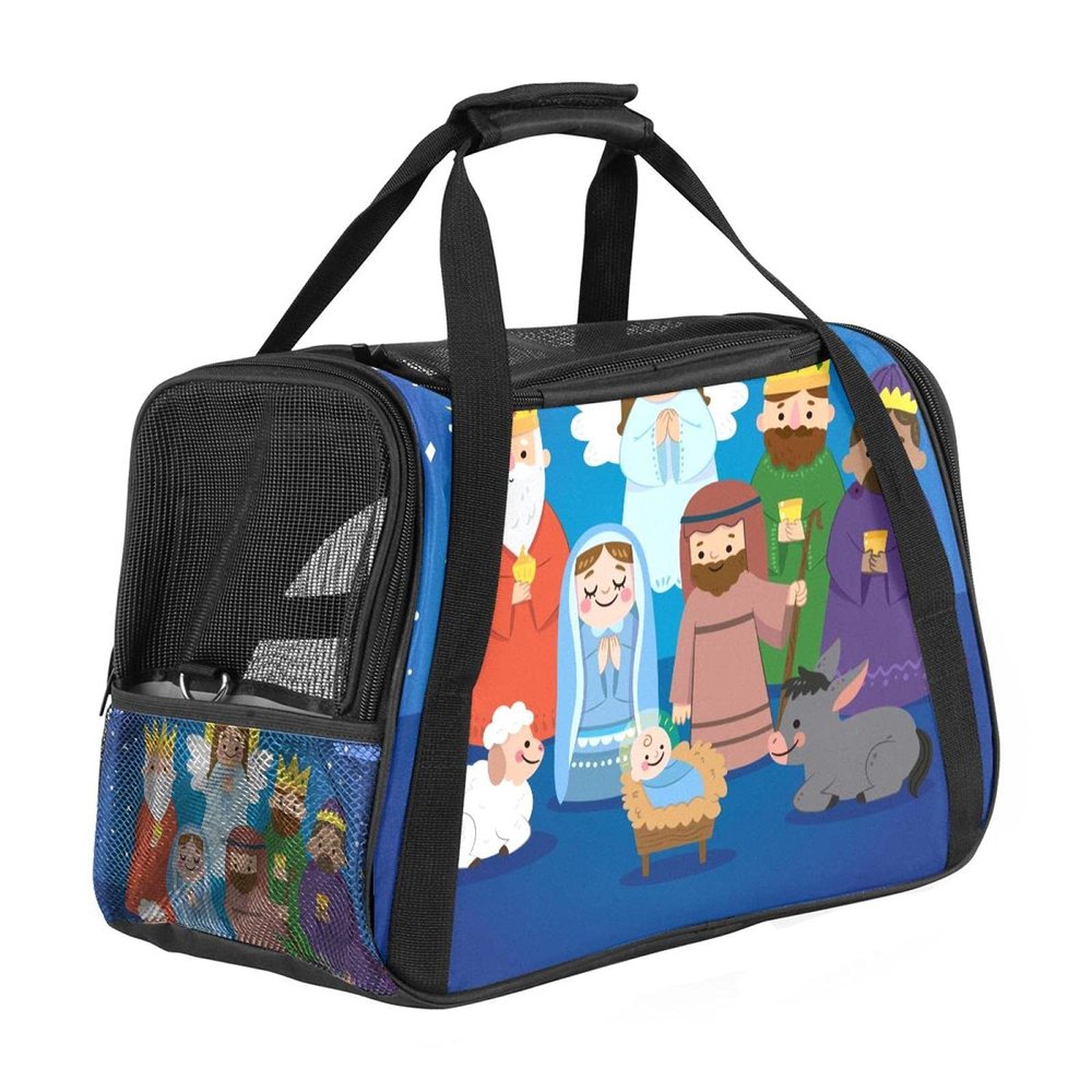 Pet Carrier Bag for Cats, Dogs & Puppies, Soft, Foldable, Airline-Approved