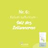 Pflüger Schüßler Salt No. 6 Kalium Sulfuricum D6 – 1,000 Tablets – “The Detoxification Salt” – Gluten-Free view 2