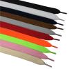 1.8 cm Wide Flat Shoelaces for Women, Heavy-Duty Sneaker Laces, Fluorescent Green, 60 cm view 2