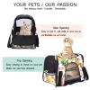 Portable Pet Travel Bag, Airline-Approved Soft-Sided Carrier for Cats, Dogs & Rabbits, Fruit, Dragon Fruit, Papaya & Banana Print view 3