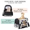 Airline-Approved Portable Pet Travel Carrier with Soft Music Print view 3