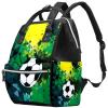 Large-Capacity Waterproof Diaper Backpack, Butterfly Pattern, Color 4 view 1