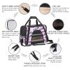 Pet Carrier, “Hello” in Various Languages, Soft-Sided, Foldable, Airline-Approved view 3