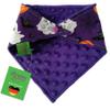 Dimples Dog Bandana - Purple Halloween Ghosts, 40 cm view 2