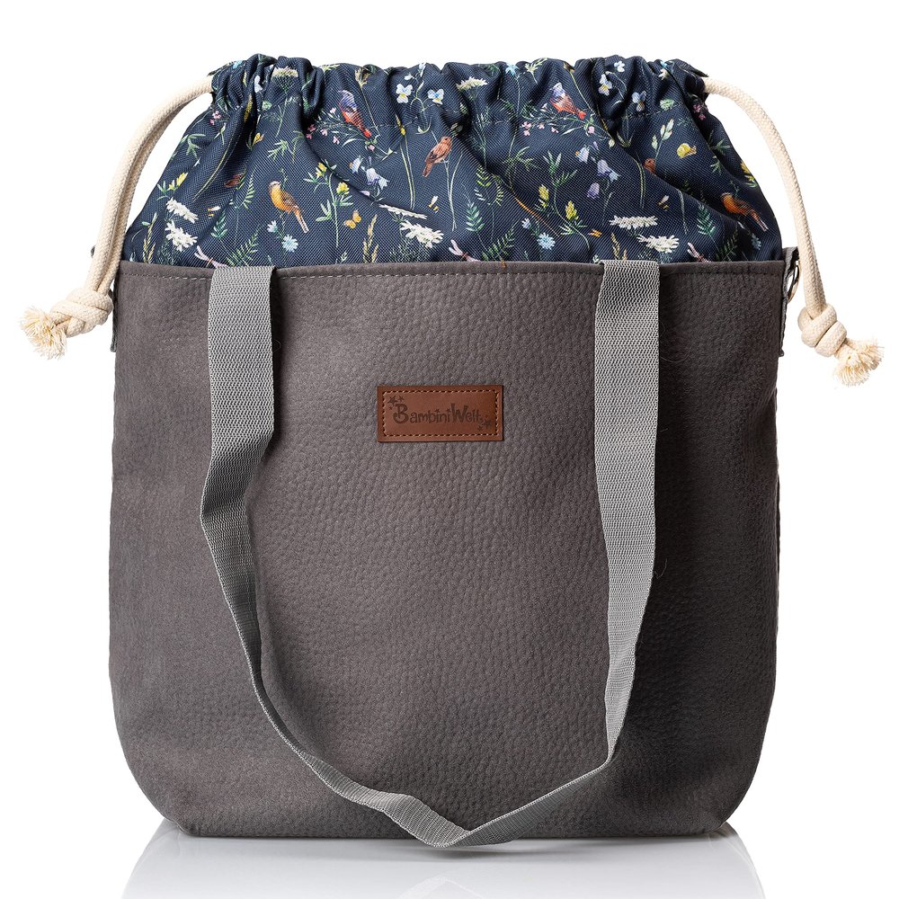 BAMBINIWELT Leather Diaper Bag for Strollers, Model 3