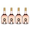 Château Miraval Côtes de Provence Rosé Magnum Dry French Wine (4 x 1.5 L) view 1