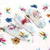 Aeromdale Nail Decals Nail Art Stickers DIY Nail Tip Decor for Fingernails, Flower Series, 4 Designs/pc - #H - 3 pcs view 2