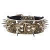 haoyueer Dog Collar and Leash, Leather, 5.1 cm Wide view 3