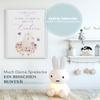 Papierschmiede A3 Unicorn Poster, Framed in White Wood – “Always Be Yourself” view 2