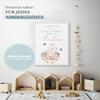 Papierschmiede A3 Unicorn Poster, Framed in White Wood – “Always Be Yourself” view 4