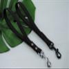 Short Leash Rubberized 35cm with Loop Gray, Silver Carabiner view 1