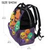 LDIYEU Blue Devil Balloon Foldable Reusable Storage Tote Bag view 2