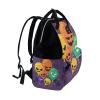 LDIYEU Blue Devil Balloon Foldable Reusable Storage Tote Bag view 3