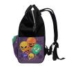 LDIYEU Blue Devil Balloon Foldable Reusable Storage Tote Bag view 4