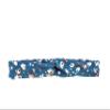 Blue Delicate Flowers Headband with Knot, Elastic, Wide (7 cm) or Narrow (5 cm), All Sizes (S, 53–55 cm, Narrow) view 3