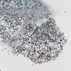 50 g 1 mm Holographic Glitter Nail Sequins Powder, Shiny Irregular 3D Hexagon Sequins, DIY Nail Art Decoration - LB100 view 1